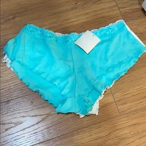 Cotton Lace Waist Cheeky Panties